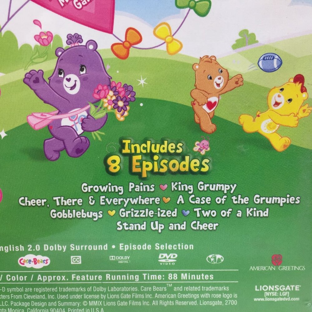 Vtg Set 2 DVD Care Bears Big Wish Movie Cheer There Everywhere 8 Episodes Lesson - Picture 10 of 10